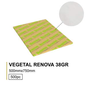 Papel Vegetal Renova 38g 50x75 - 500 FOLHAS