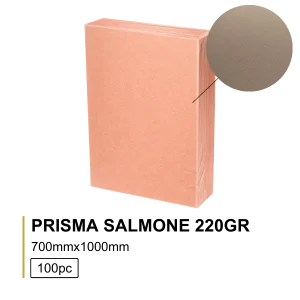 Prisma Salmone 220gr 70x100cm - 100Folhas
