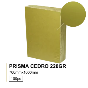 Prisma Cedro 220gr 70x100cm - 100Folhas
