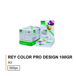 Papel Rey Color Pro Design A3 100gr - 500Folhas