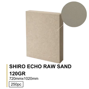 Shiro Echo Raw Sand 120g 72×102cm - 250 folhas