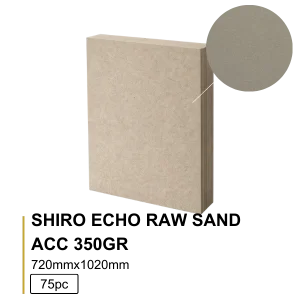 Shiro Echo Raw Sand ACC 350g 72×102cm - 75 folhas