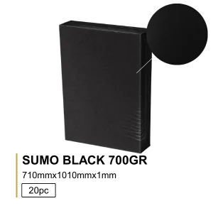 SUMO BLACK 700g 71x101 (1mm) - 20Folhas