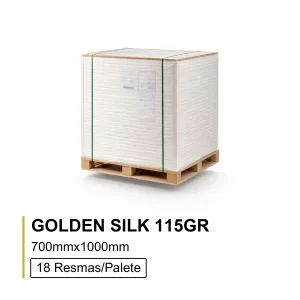 Papel Golden Silk 115gr 70x100 - Mc 500 Fls