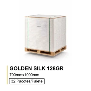 Papel Golden Silk 128gr 70x100 - Mc 250 Fls