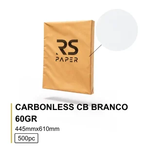 Papel Carbonless CB 60Gr 44.5x61 Branco- Mc 500Fls