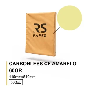 Papel Carbonless CF 60Gr 44.5x61 Amarelo- Mc 500Fls