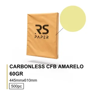 Papel Carbonless CFB 60Gr 44.5x61 Amarelo- Mc 500Fls