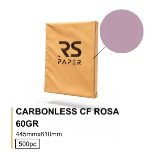 Papel Carbonless CF 60Gr 44.5x61 Rosa- Mc 500Fls
