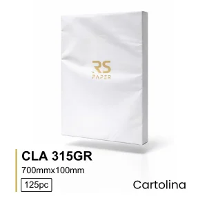 Cartolina CLA 315GR 70X100 Branca- 125Folhas