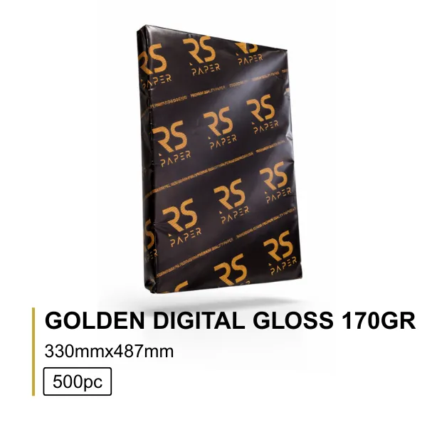 Golden Digital Gloss 170gr 33X48.7-Mc 500 Folhas