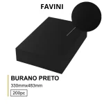 Digital Burano Favini 320Gr 33X48.3 Preto-Mc 200 Folhas