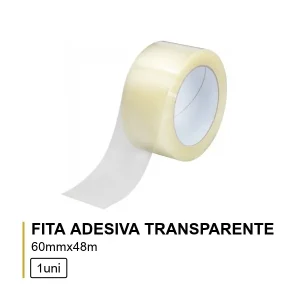 Fita Adesiva 60mmx48m Transparente