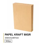 PAPEL DIGITAL KRAFT 80GR 33x48.7- 500Fls