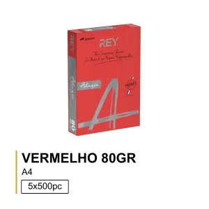 VERMELHO 80GR A4