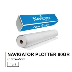 Papel Plotter Navigator 610mm x 50m 80g