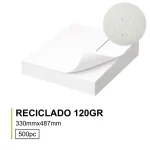 PAPEL RECICLADO 120GR 33X488 (500Folhas)