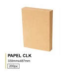 PAPEL CLK 33x487 CASTANHO (200Folhas)