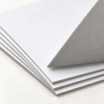 CARTOLINA TRIPLEX 375GR 33X487 VERSO CINZA- 100 Fls