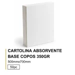 Cartolina Absorvente Base Copos 350Gr 50x70 | 50 Folhas